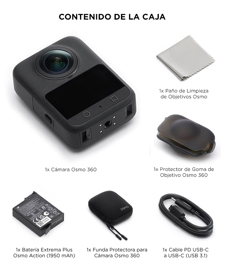 Camara DJI Osmo 360 Combo Estandar - Imagen 7