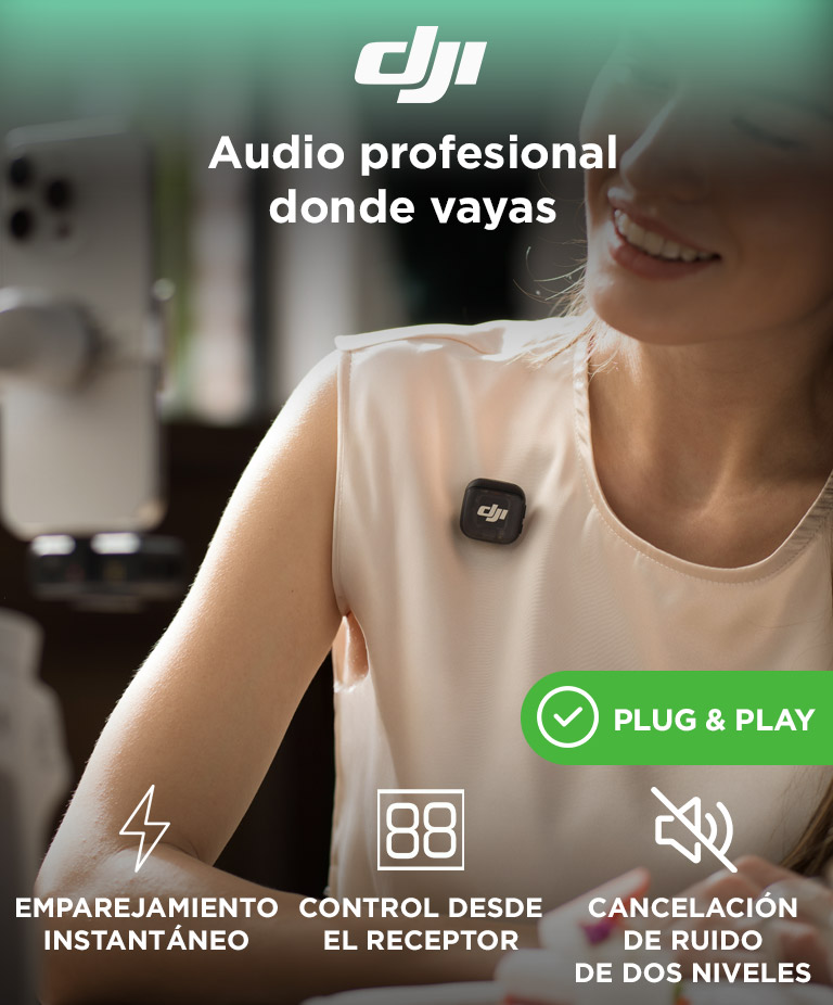 Microfono Inalambrico DJI Mic 3 Sistema Doble TX RX Grabacion Interna 32 Bit Float 400 m Estuche De Carga - Imagen 2