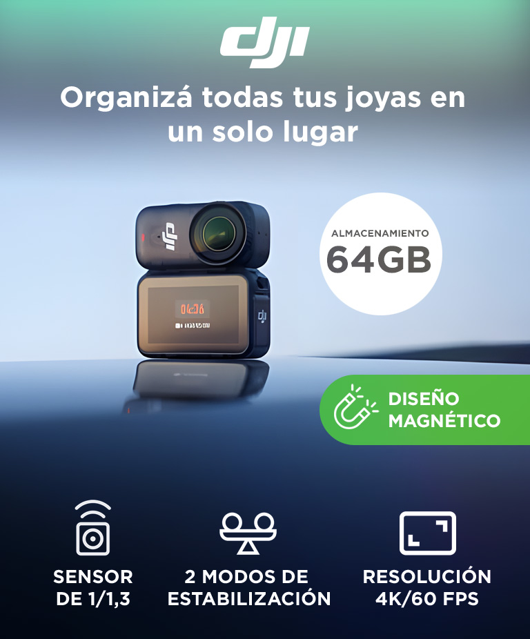 Camara Deportiva DJI Osmo Nano 64GB, 4K Con Sensor De 1/1.3, Video Con Campo De Vision Amplio De 143°, Camara Magnetica POV - Imagen 2