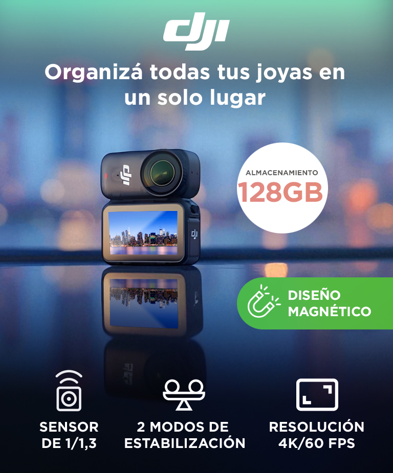 Camara Deportiva DJI Osmo Nano 128GB, 4K Con Un Sensor de 1/1.3, Video Con Campo De Vision Amplio De 143°, Camara Magnetica POV - Imagen 2