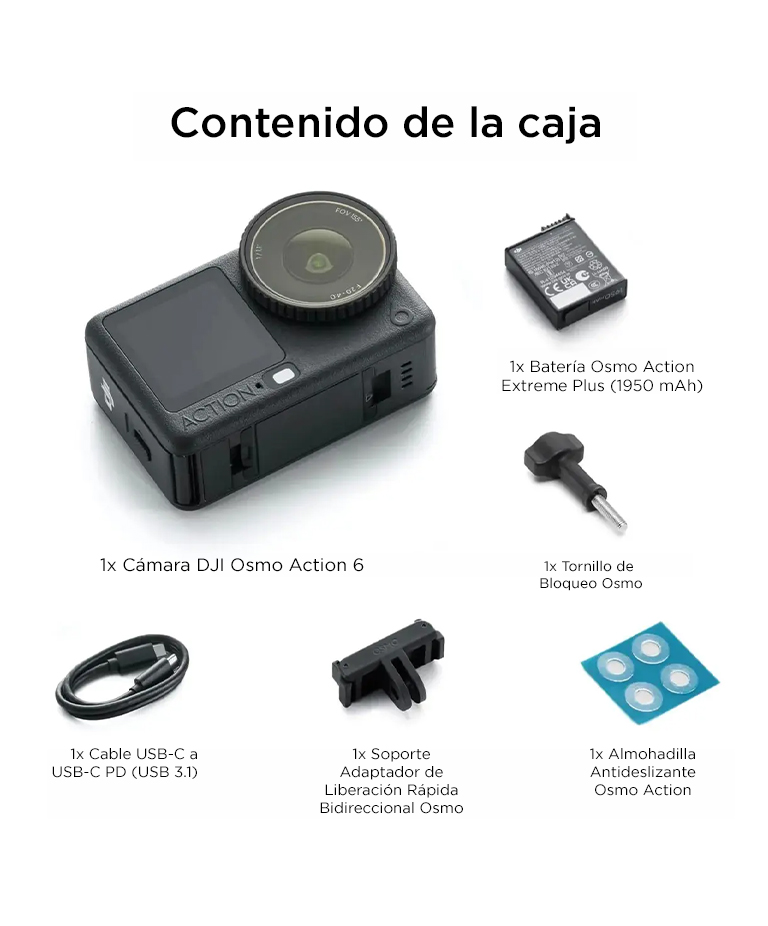 DJI Osmo Action 6 Combo Estándar - Imagen 7