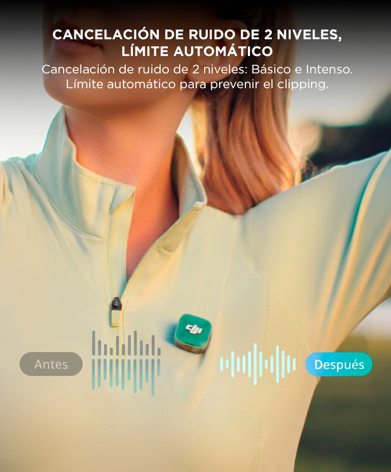 Microfono Inalambrico DJI Mic Mini 2 Transmisor Bluetooth 53 Autonomia 115 Horas Bateria 114mAh Ultraliviano 11g - Imagen 4