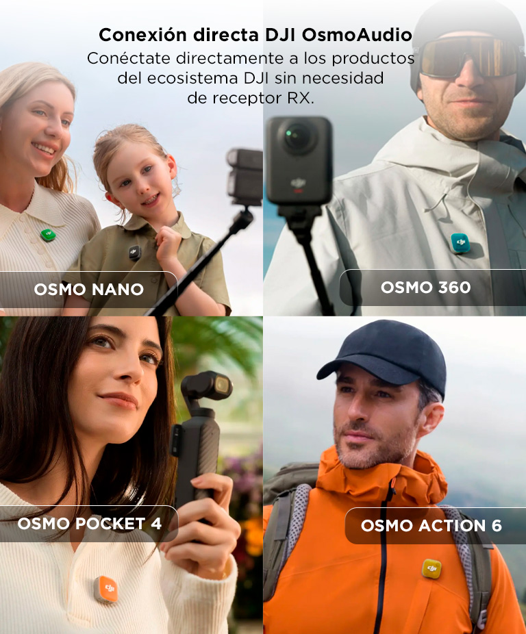 Microfono Inalambrico DJI Mic Mini 2 Transmisor Bluetooth 53 Autonomia 115 Horas Bateria 114mAh Ultraliviano 11g - Imagen 5