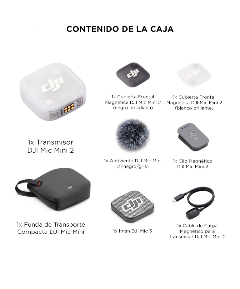 Microfono Inalambrico DJI Mic Mini 2 Transmisor Bluetooth 53 Autonomia 115 Horas Bateria 114mAh Ultraliviano 11g - Imagen 7