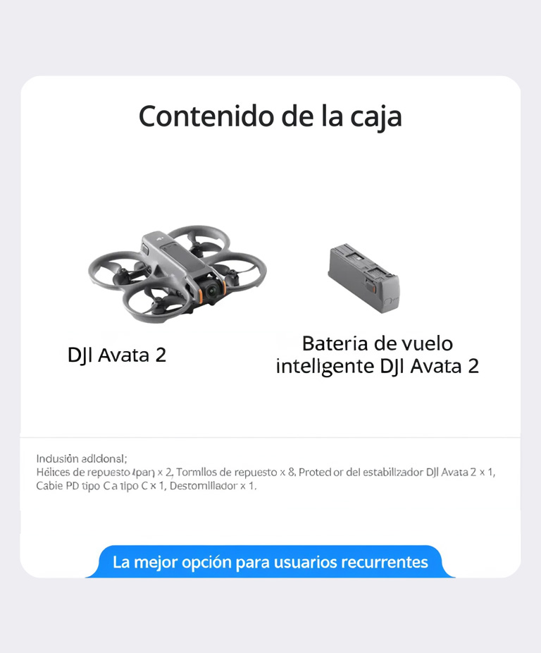 DJI Avata 2 (Solo el dron), FPV con cámara 4K, Vuelo Inmersivo, Protector de Hélices Integrado, Sencillo Flip/Roll, Campo de Visión Superamplio de 155° - Imagen 7