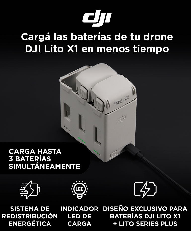 Centro De Carga Baterías De Vuelo Inteligente DJI Lito X1 + Lito Series Plus - Imagen 2
