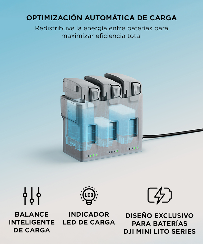 Centro De Carga Baterías De Vuelo Inteligente DJI Lito X1 + Lito Series Plus - Imagen 3