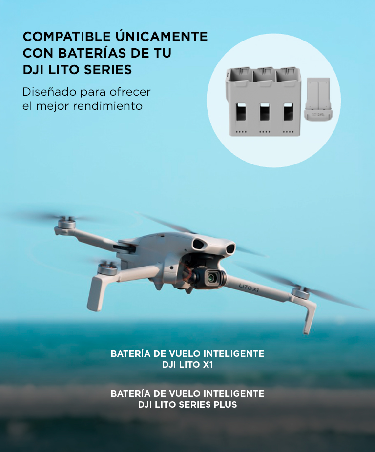 Centro De Carga Baterías De Vuelo Inteligente DJI Lito X1 + Lito Series Plus - Imagen 4