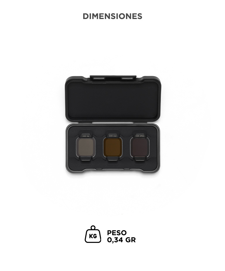 Juego De Filtros ND Para DJI Flip/Lito Series (ND16/64/256) - Imagen 4