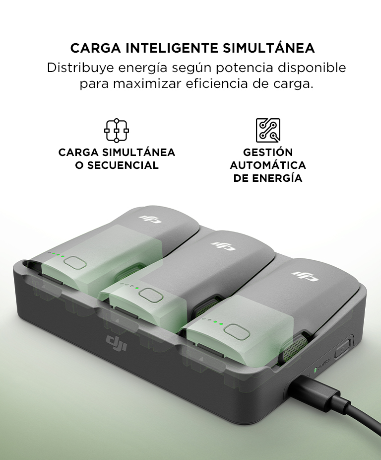 Centro De Carga Bidireccional Baterías De Vuelo Inteligente DJI Neo 2 - Imagen 4