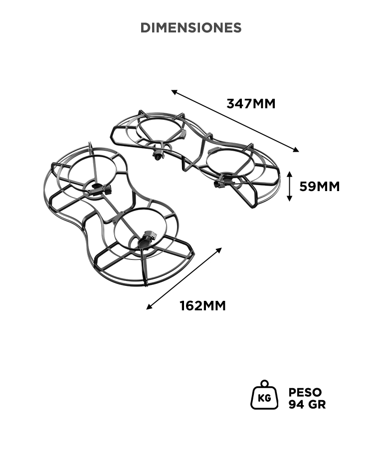 Par De Protector De Hélices 360° DJI Lito Series - Imagen 4