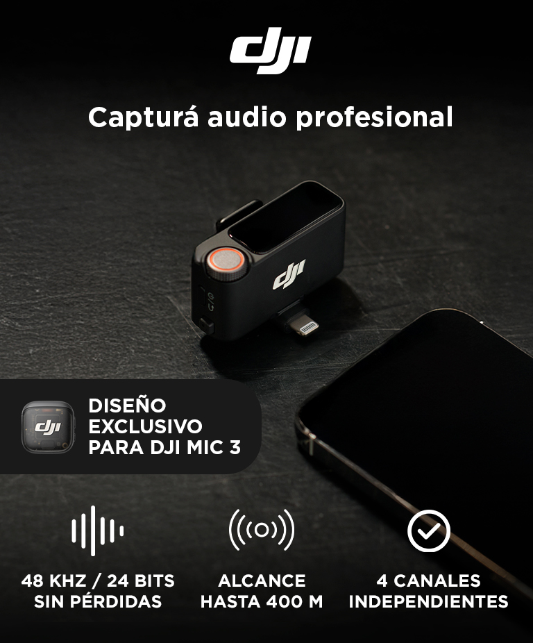 Receptor De Micrófono DJI Mic 3 - Imagen 2
