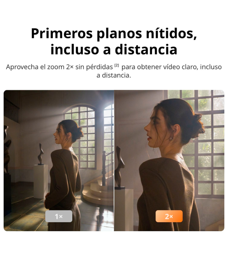 Cámara Osmo Pocket 4 DJI Combo Estándar, Cámara para Videovlogs de Bolsillo, 1" CMOS y 4K/240 fps, Estabilización de 3 Ejes, Zoom 2x, Almacenamiento Interno 107 GB - Imagen 4