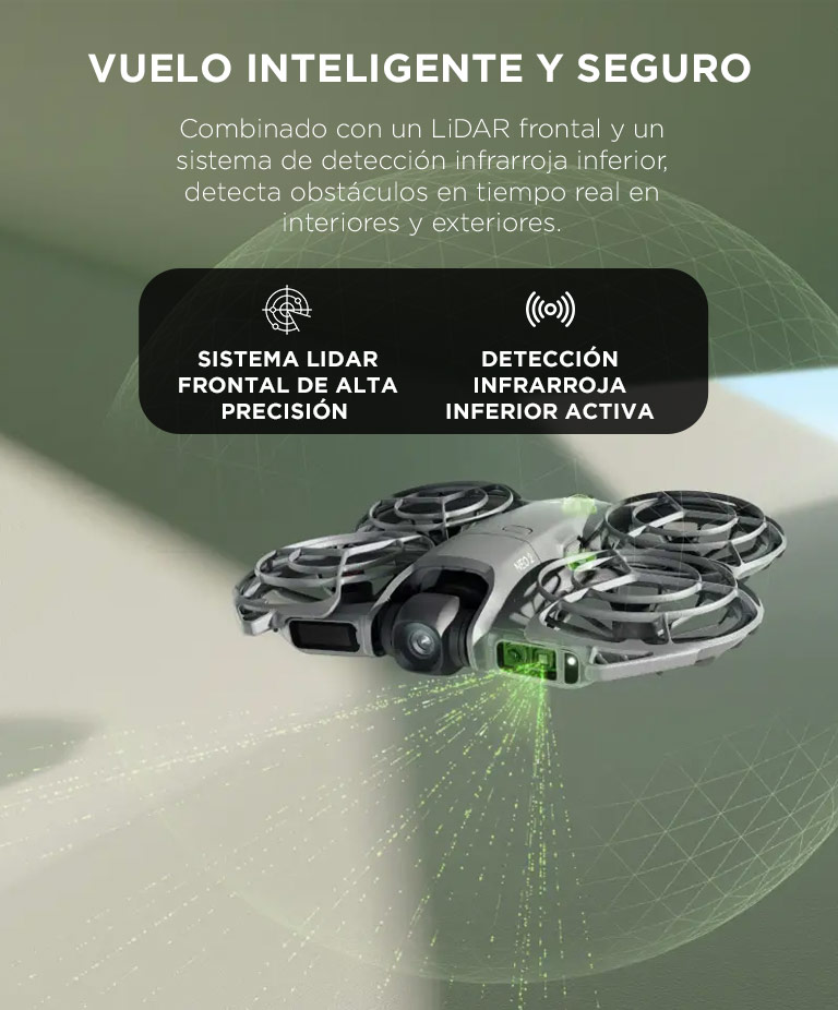 Drone DJI Neo 2 Control Remoto RC-N3 Combo Vuela Más 3 Baterías - Imagen 5