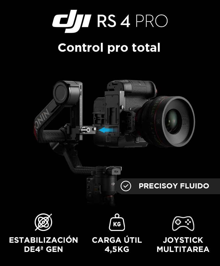 Combo Estabilizador DJI RS 4 Pro Ronin - Imagen 2
