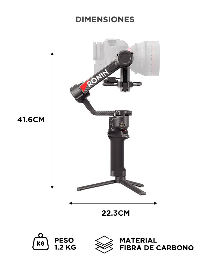 Combo Estabilizador DJI RS 4 Pro Ronin - Imagen 6