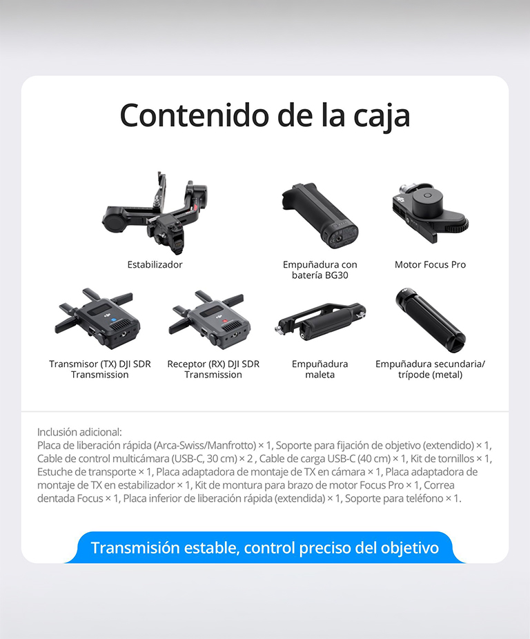 Combo Estabilizador DJI RS 4 Pro Ronin - Imagen 7