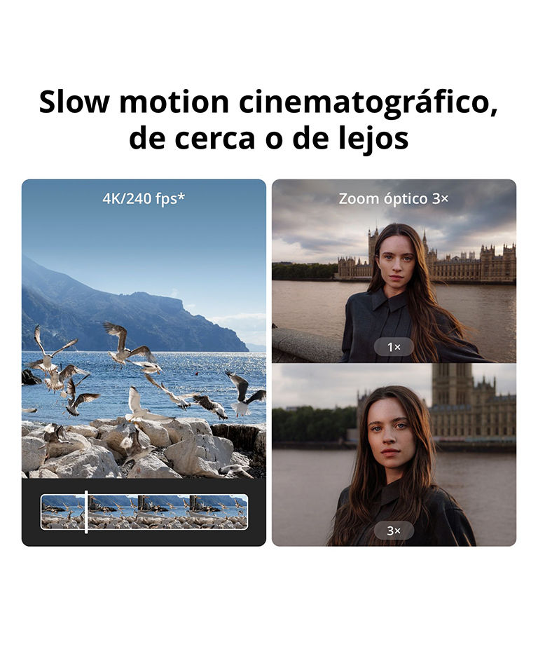 DJI Osmo Pocket 4P Standard Combo, Cámara Para Vlogs 4K, Doble Objetivo - Imagen 4
