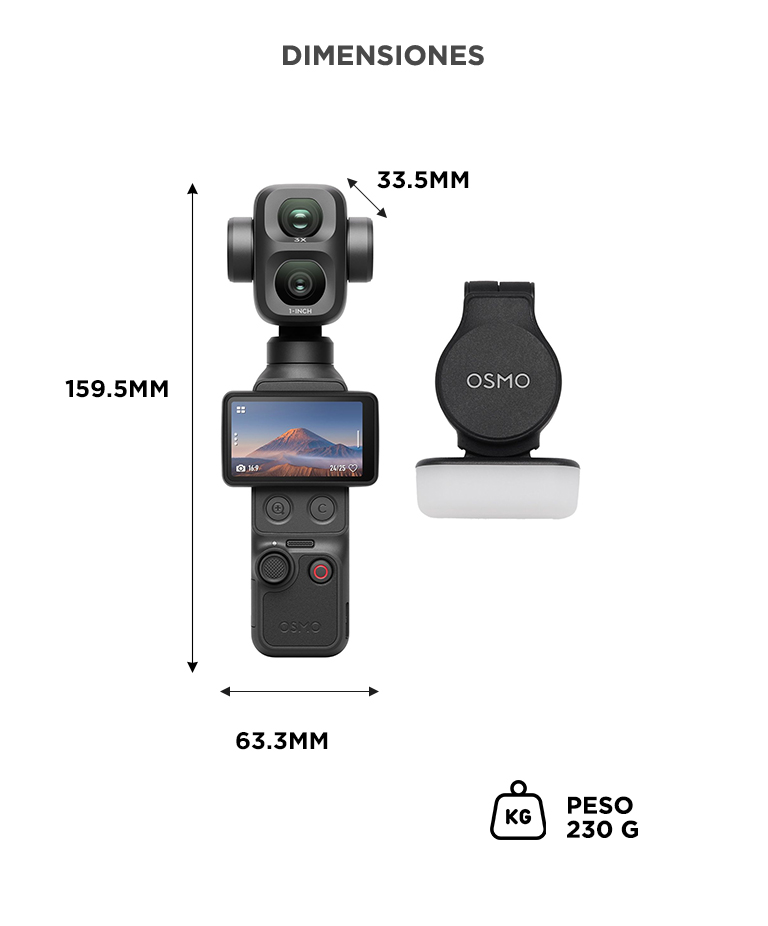 DJI Osmo Pocket 4P Standard Combo, Cámara Para Vlogs 4K, Doble Objetivo - Imagen 6
